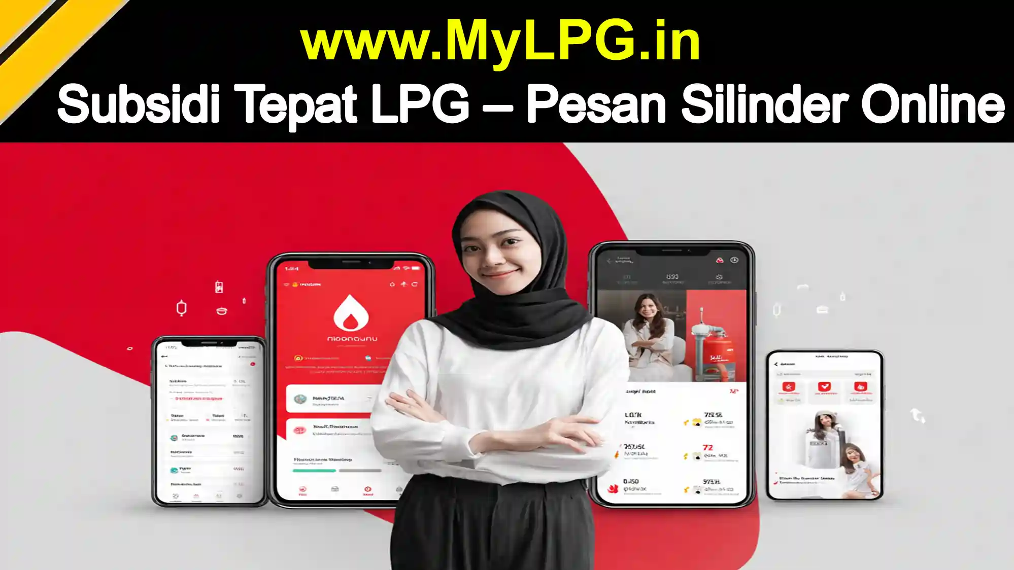 Portal atau aplikasi Subsidi Tepat LPG menunjukkan pemesanan silinder dan transfer subsidi langsung di Indonesia
