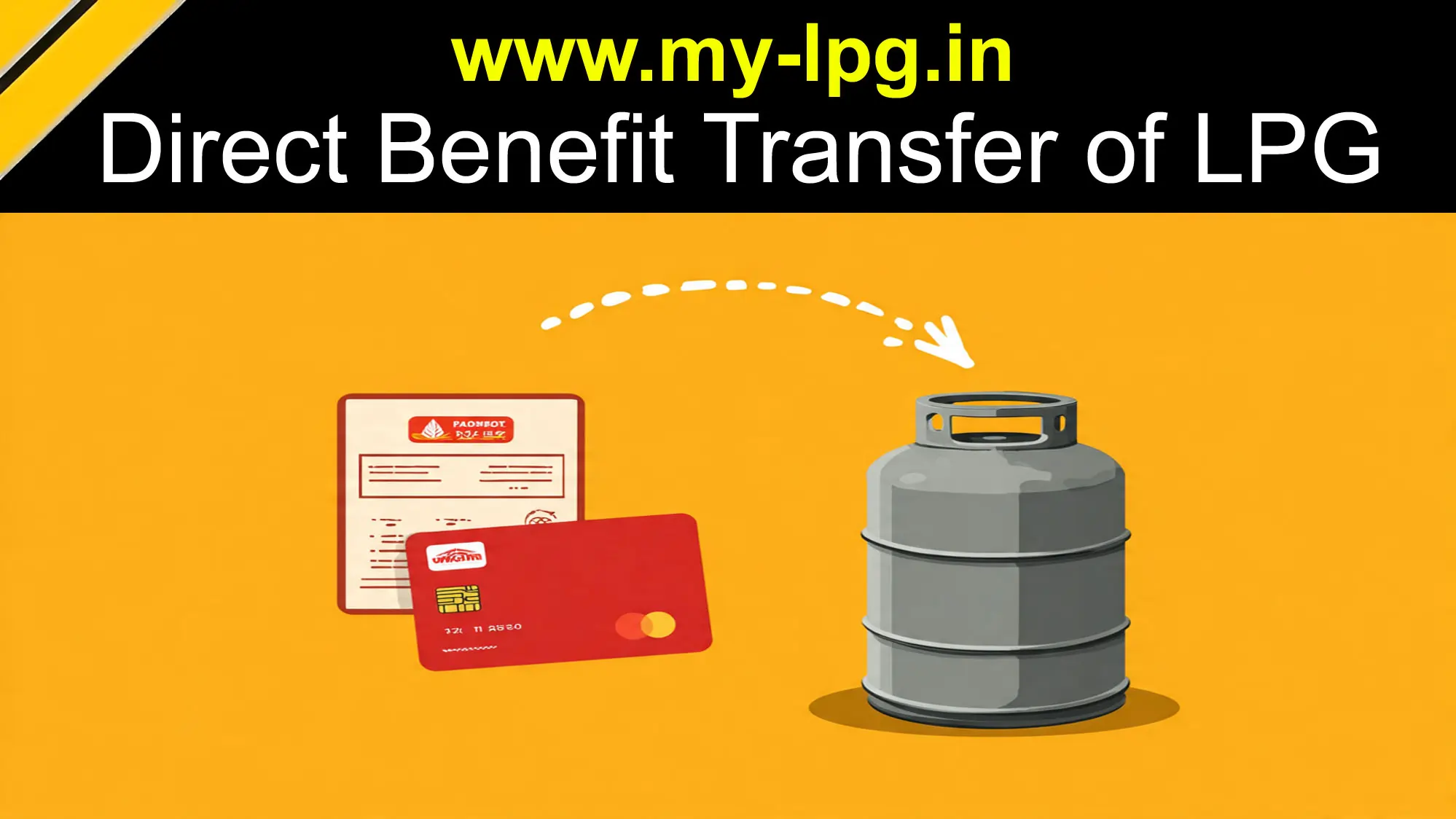 Direct Benefit Transfer of LPG DBTL scheme showing subsidy transfer to bank account