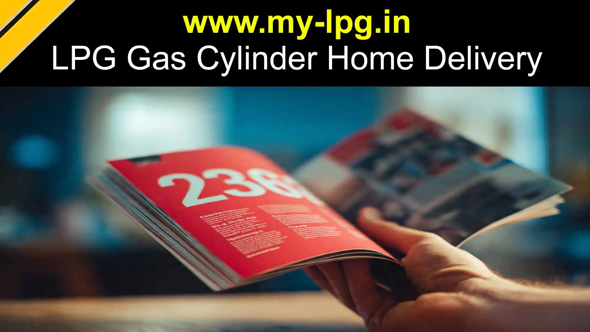 LPG Gas Cylinder Home Delivery being tracked online