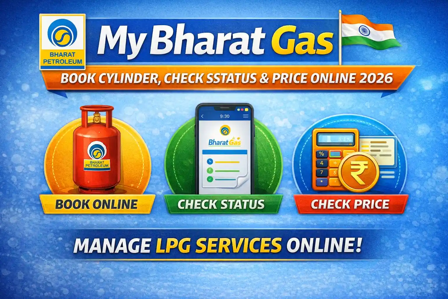 My Bharat Gas lets you book LPG cylinder 2026